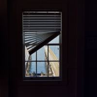 Blinds in the Boathouse - Pt Reyes Seashore, CA by FogdogPhoto