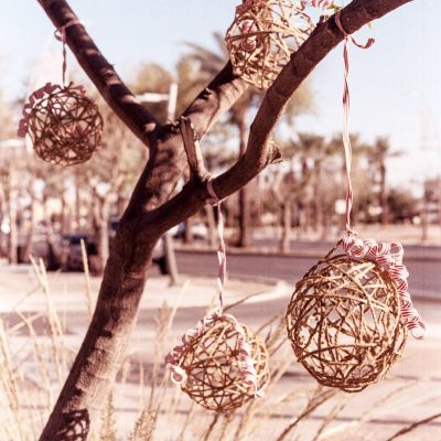Stick Orb Ornaments — Kodak ProImage 100, Leica R4