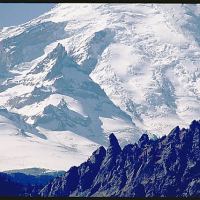 Mount Rainier behind Barrier Ridge