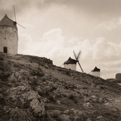 Four Windmills in Spain