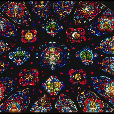 Leaded Glass of Reims Cathedral
