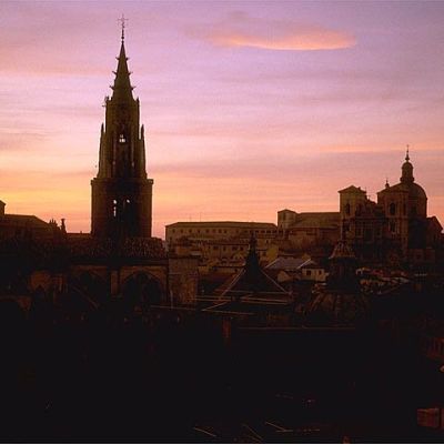 Toledo Cityscape at Nightfall