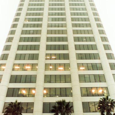 Skyscraper from the street