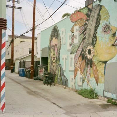 A friend’s mural